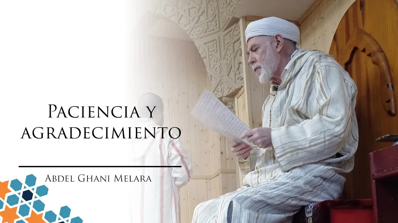 Paciencia y agradecimiento