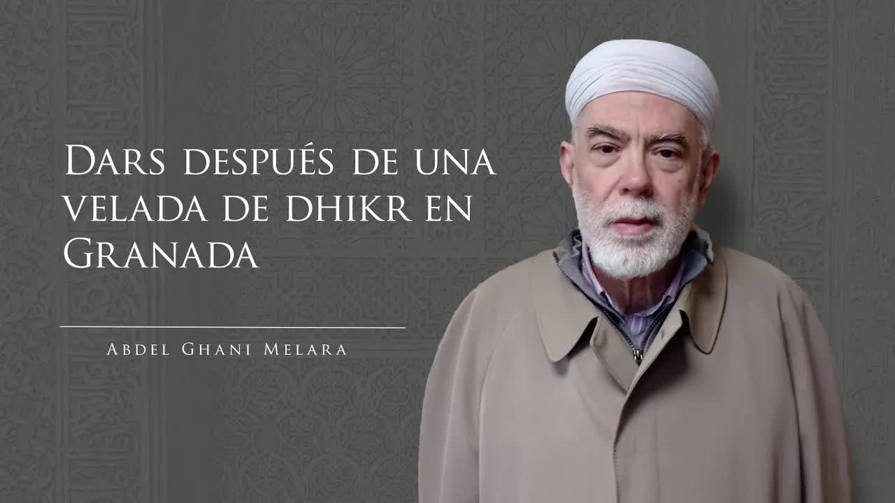 Dars después de una velada de dhikr en Granada