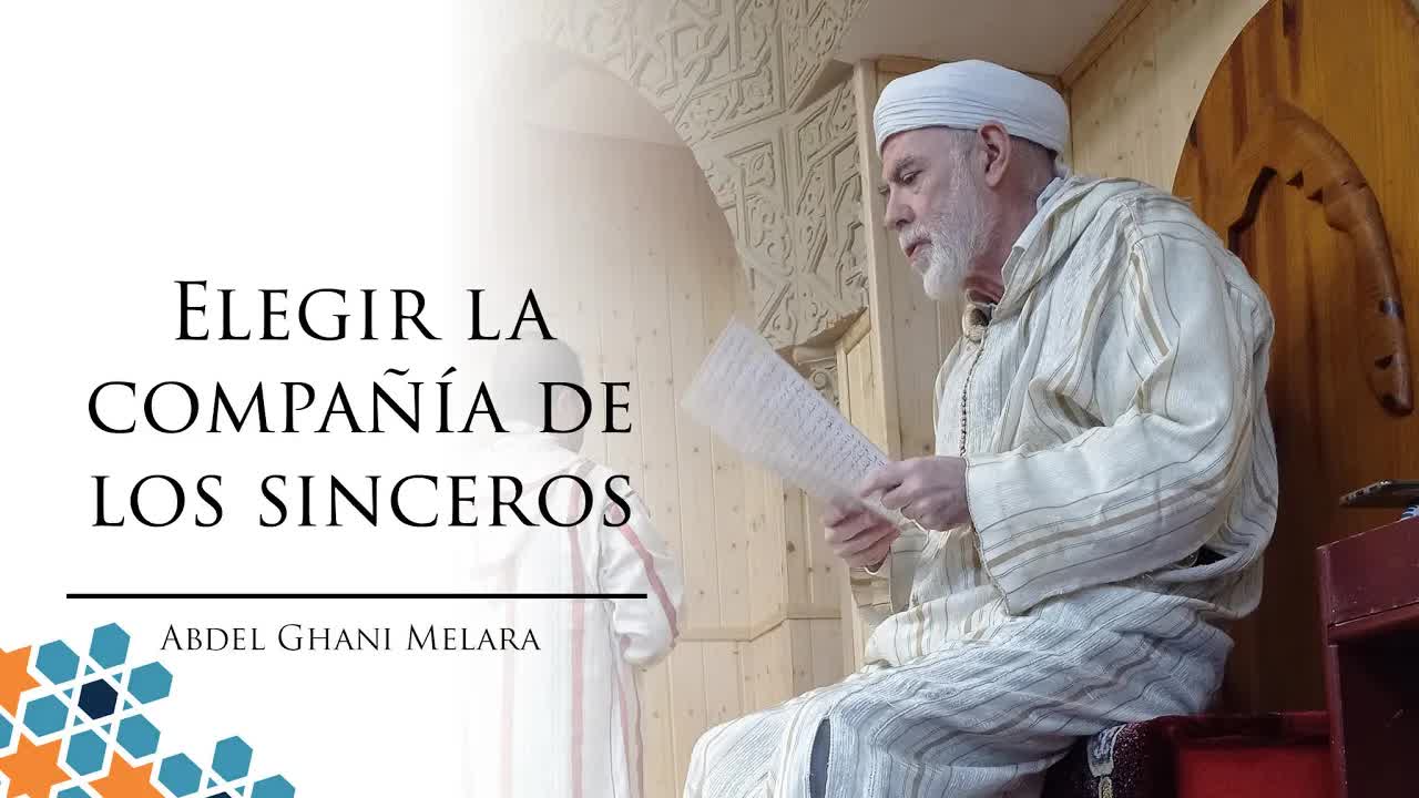 Elegir la compañía de los sinceros