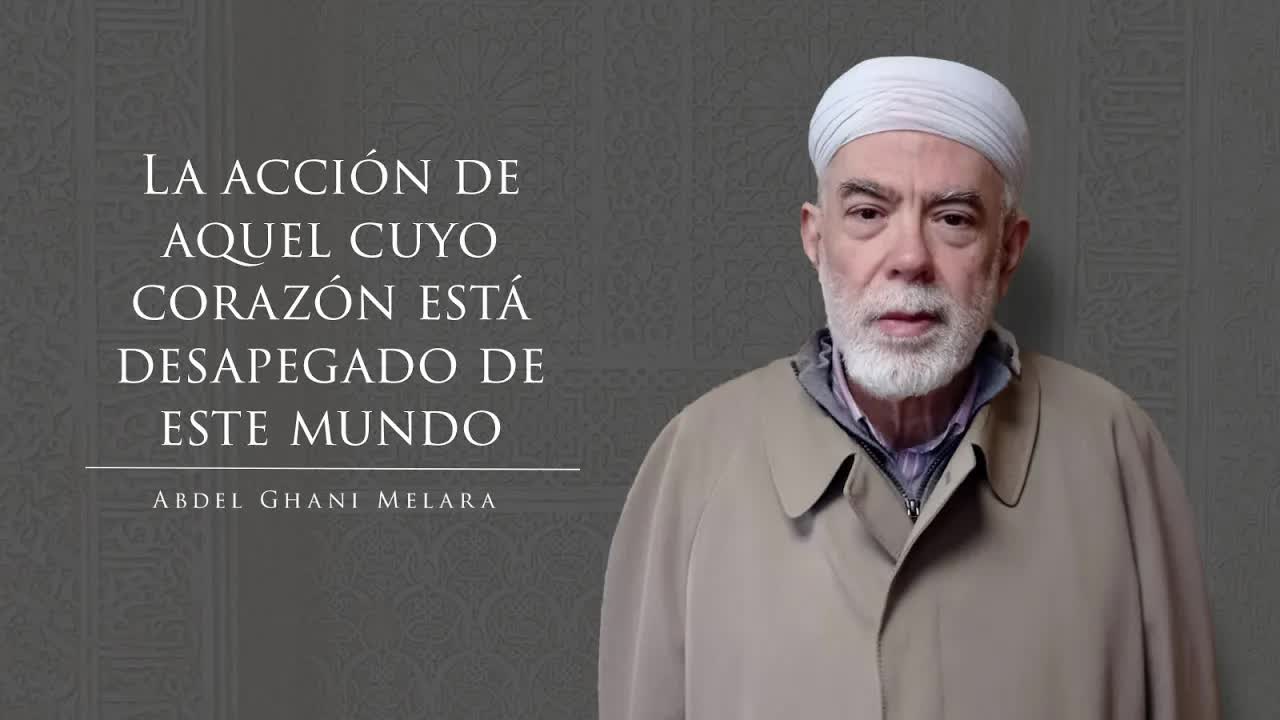 La acción de aquel cuyo corazón está desapegado de este mundo