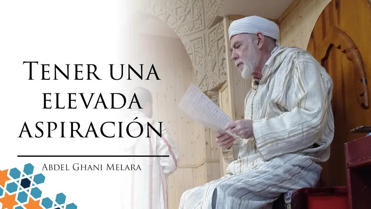 Tener una elevada aspiración